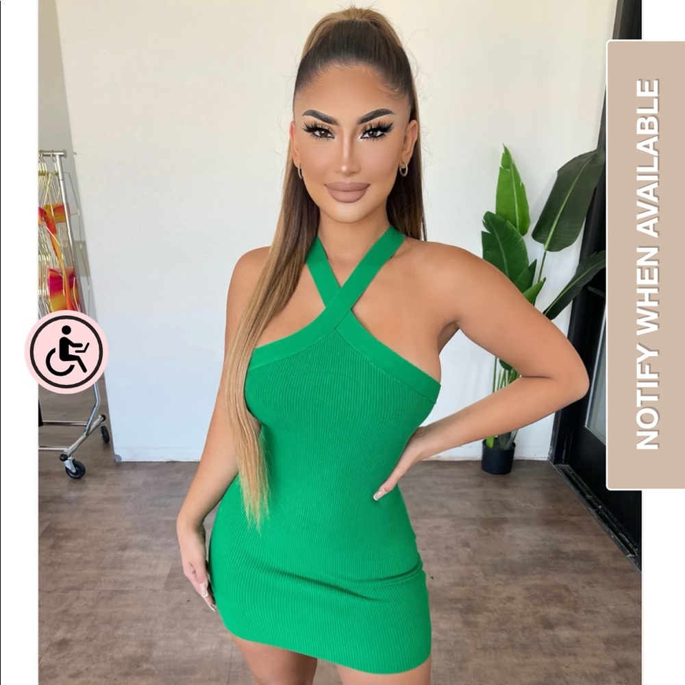 Brand new green Nina dress